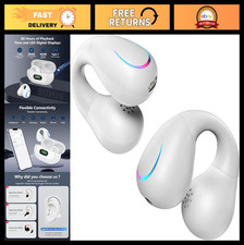Open Ear Bone Conduction Headphones Bluetooth 5.3 Wireless Open Clip Ear