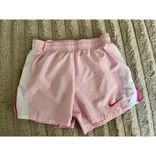 Nike Dri-FIT Kids Pink Running Shorts Mesh Side Panels Size L