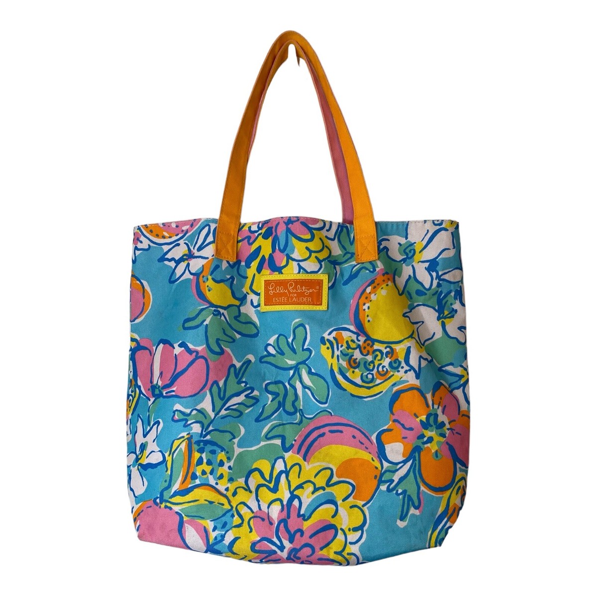 Bolso De Maquillaje Cosmético Floral De PVC Estee Lauder De Lilly
