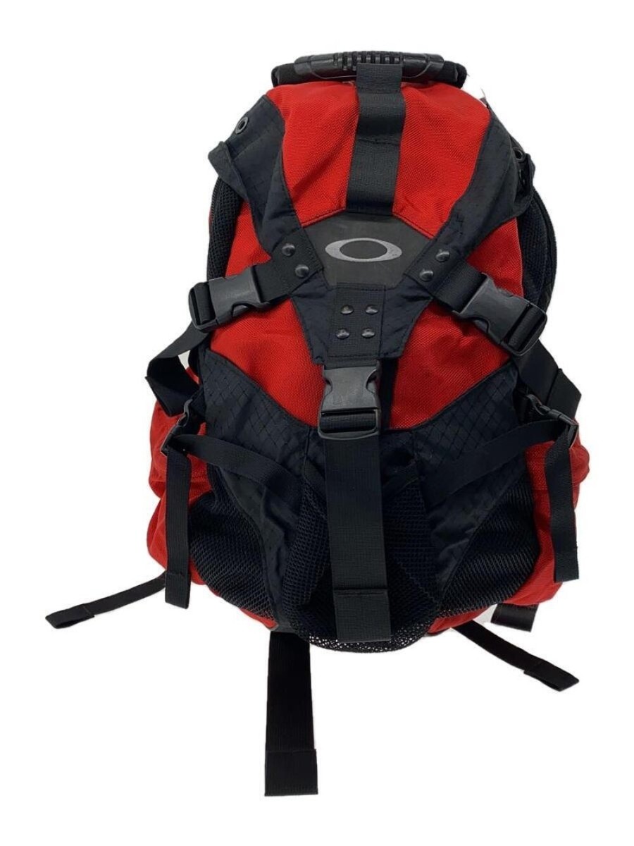 OAKLEY 00s Icon Pack Backpack Nylon Red (D:7.1