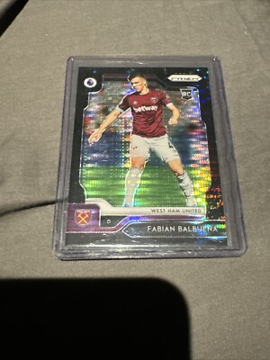 2019/20 Panini Prizm Fabian Balbuena Black Breakaway 1/1 One Of One West Ham RC