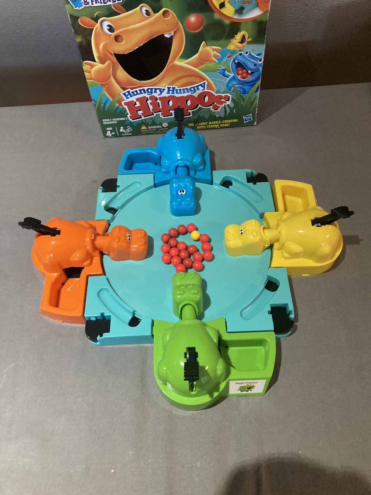 Hasbro Elefun and Friends Hungry Hungry Hippos Game Complete With ...
