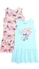 Disney Stitch Girls 2pk Dresses. Size XS 4/5 NWT