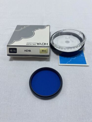 Hoya 48.0s 80A Color Conversion Hoya Multi-Coated (HMC) Filter - Blue - Afbeelding 1 van 5