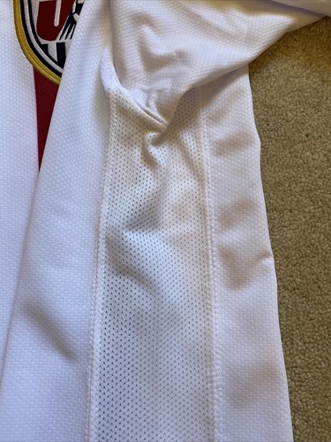 VTG Brian Ching Signed #25 Nike Soccer Jersey Mens L White Short Sleeve USMNT - Picture 6 of 12