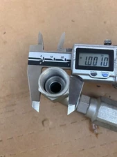 Heavy Duty   Coupling brass valve stop check 0671756   USA SELLER, Free Shippin