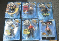 WWF 2001 JAKKS PACIFIC SHANE & STEPHANIE MCMAHON MOLLY HOLLY UNDERTER & 2 LITA