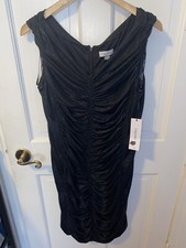 Calvin Klein Evening Dress Slimming Stretchy Knee Length MSRP $199 US 14
