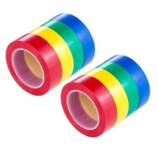 Electrical Tape 8 Rolls 4 Colors Blue Green Red Yellow Suitable For Professional