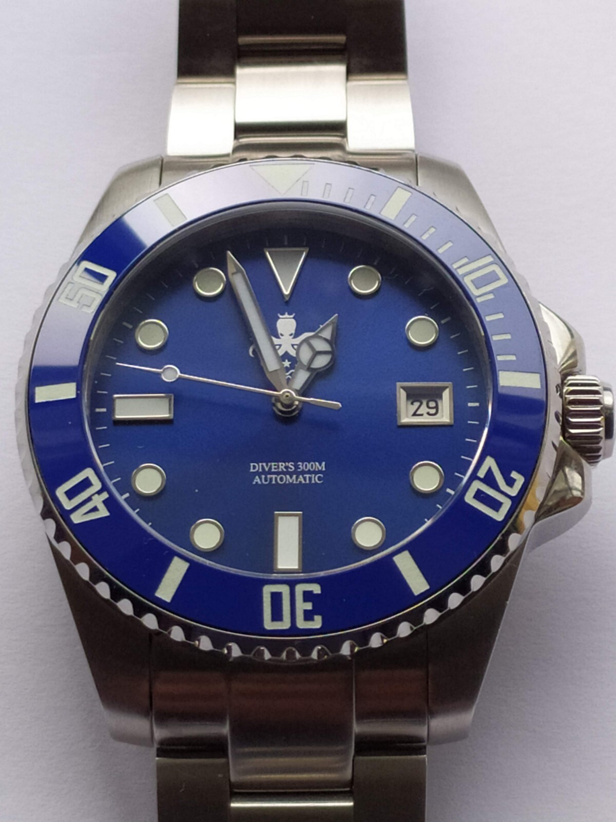 PHOIBOS PY007B 300M Automatic Diver Watch Blue