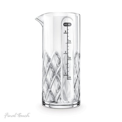 Final Touch Yarai MINI Jigger Glas Cocktail Mischkrug Messen 100 ml FTA7035