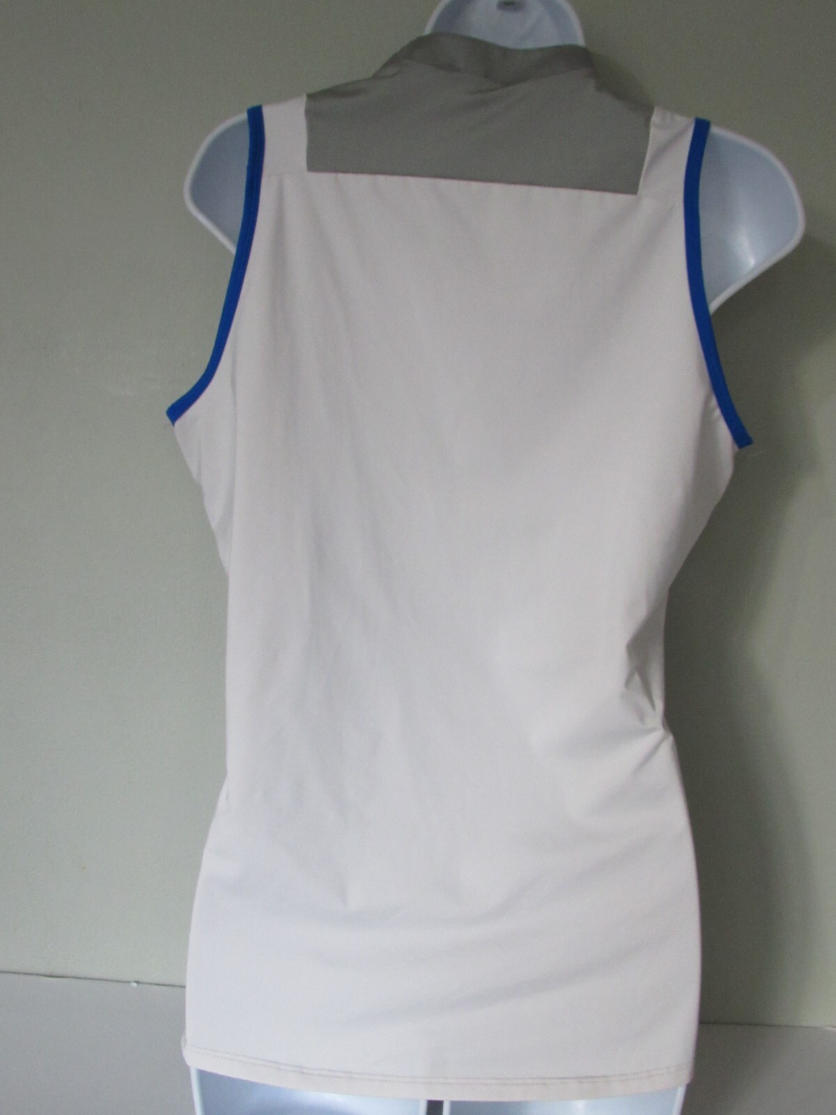 Adidas Gray/White Polyester/Elastane 1/2 Zip Slee… - image 5