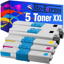 Laser Toner Kartuschen Patronen PlatinumSerie 5er Set für OKI C310 C 310 C330 C 