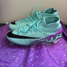 Men Size 10 - Nike Zoom Superfly 9 Elite FG Hyper Turq Fuchsia DJ4977-300 No Lid