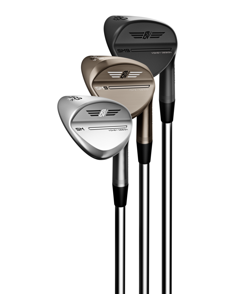 Titleist Golf SM9 Vokey Tour chrome/Black/Brushed Steel Wedge