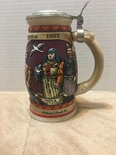 Budweiser Discover America Series Nina Beer Stein 1989 Anheuser Busch