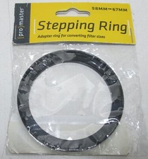 Promaster 58mm-67mm Stepping Ring - New