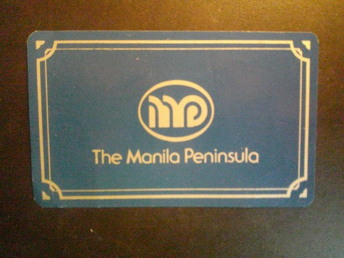 *MANILA PENINSULA* VINTAGE HOTEL/LUGGAGE LABEL/STICKER. APPROX. 5.00" x 3.00" - 第 1/1 張圖片