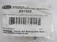 Zurn G67922 , AquaSpec XL Short Stem Quarter-Turn Cartridges , Lead Free