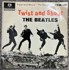 THE BEATLES TWIST & SHOUT EP PARLOPHONE GEP 8882 LENNON MCCARTNEY YELLOW BLACK