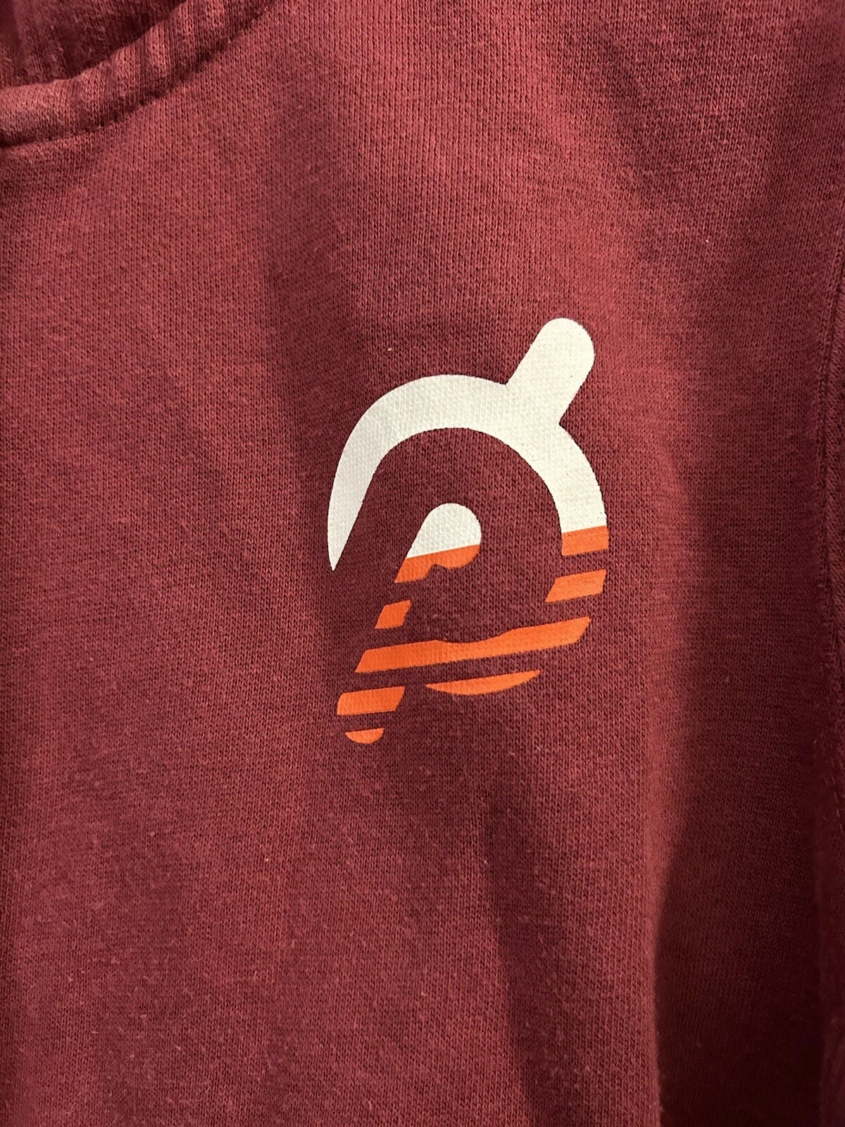 VETEMENTS Felpa con cappuccio PLOTON Donna Lampone Foderata Pile Giacca con Zippa Taglia Media