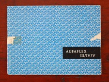 AGFA AGFAFLEX III/IV/V INSTRUCTION BOOK/185278
