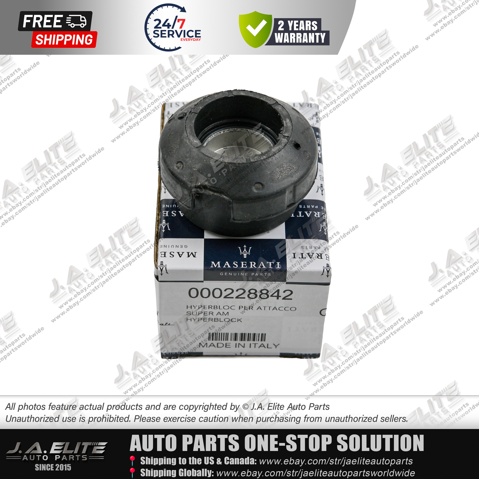 4pcs Genuine Shock Absoreber Top Glues fit Maserati Quattroporte GT GC, 228842