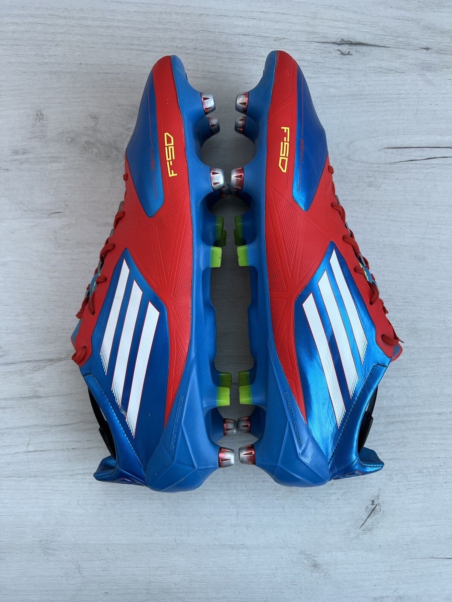 Adidas F50 Adizero Blue Orange Professional Football Soccer