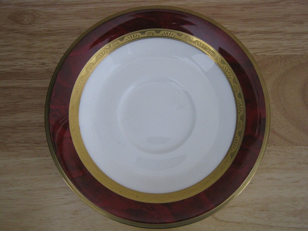 Vintage Noritake Bone China Hemingway 4733 Footed Teacup & Saucer 