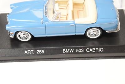 A68 1:43 DETAILCARS DETAIL CARS 225 BMW 503 CABRIO 1959 BLUE MIB