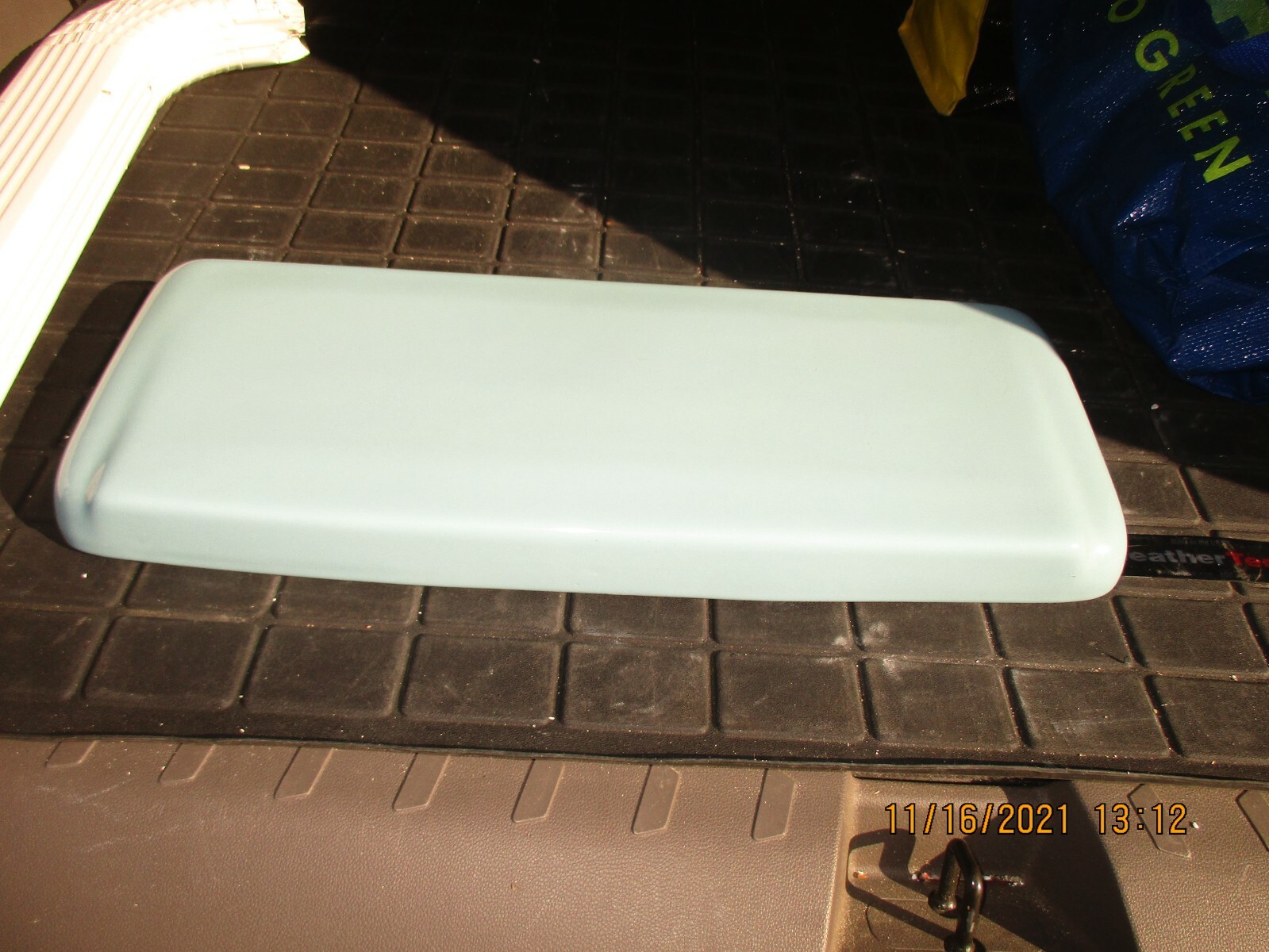 AMERICAN STANDARD BLUE TOILET TANK LID / COVER eBay