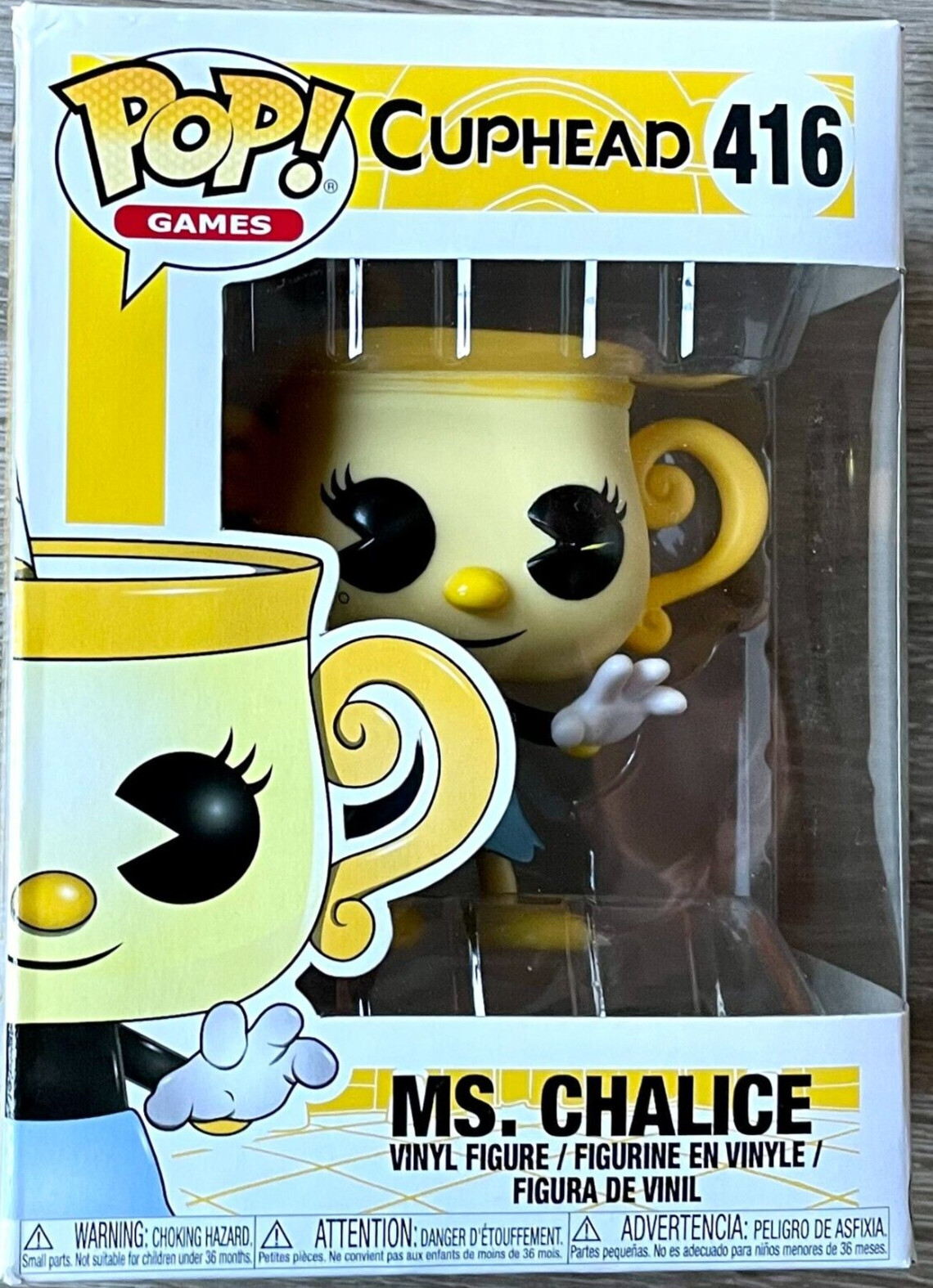 En Oferta Funko Pop! Juegos: Cuphead - Ms. Figura De Vinilo Chalice #416 Nuevo