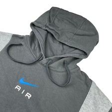 Nike Air Men's Pullover Hoodie Sweatshirt Gray Medium