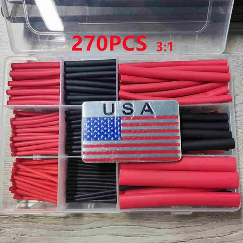 10 Feet Heat Shrink Tubing Ratio 3:1 Dual Wall Adhesive Glue Lined Red 3 4