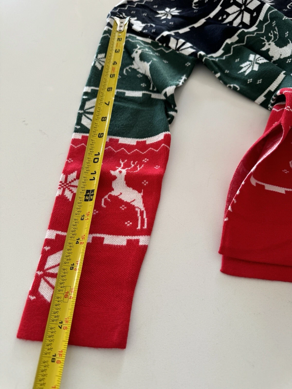 Ugly sweater Christmas snow Turtleneck Sweater oversized split hem Pullover top