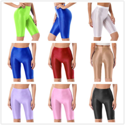 Women‘s Bottoms High Waist Shorts Street Short Pants Daily Boyshorts Slim  Yoga
