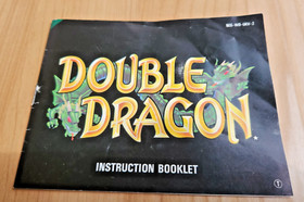 Double Dragon NES USA Version + Official Nintendo Hard Case Manual + Sheet