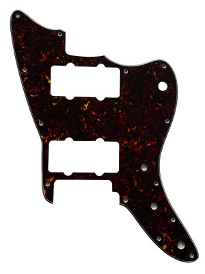 Guitar For Squier Affinity Jazzmaster Guitar Pickguard 4 Ply Brown Tortoise
