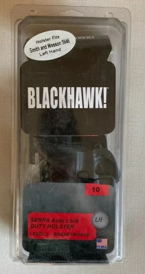 Blackhawk Serpa Lv3 Duty Holster Smith & Wesson 4006 Matte Left - Image 4 of 4