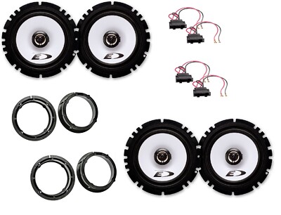 ALPINE Speakers Compatible with VW Golf 4 Front and Rear Doors SXE-1725S