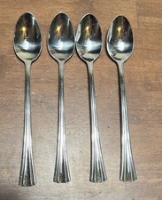 Reed  Barton Stainless Flatware BROOKSHIRE Set of 4 Iced Tea Spoons
