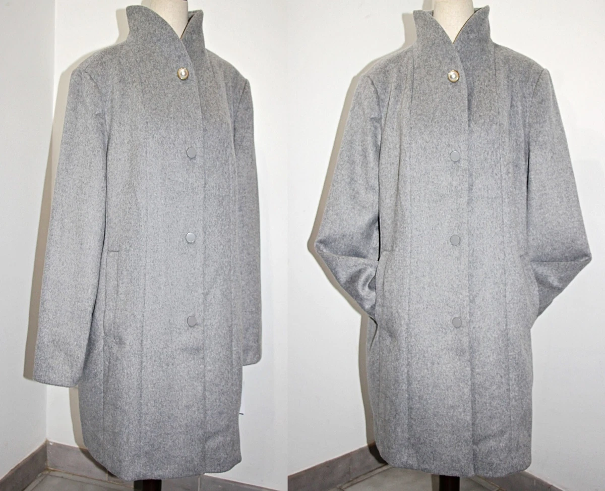 KATE SPADE Wool Blend Stand Collar 35