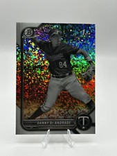 2022 Danny De Andrade 1st Bowman Chrome #BCP-156 Black White Mini-Diamond Twins
