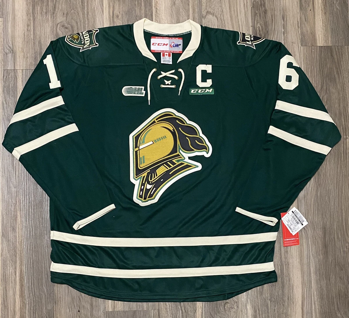 MAX DOMI CCM Premier London Knights #16 CHL Hockey Jersey M7185 NWT Senior  XXL