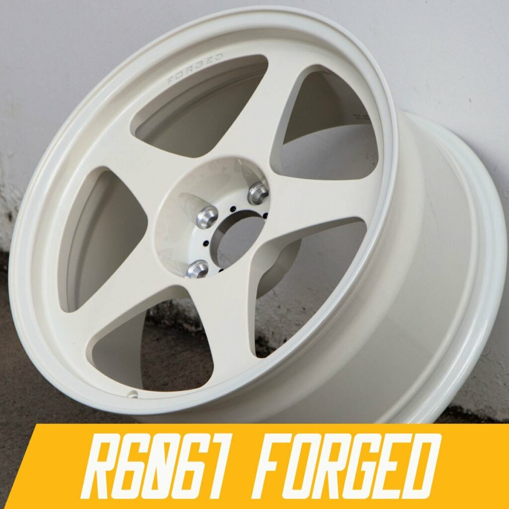 1 R6061 FORGED R1 18X8.5 5X100 +35 CHAMPIONSHIP WHITE WHEEL | eBay