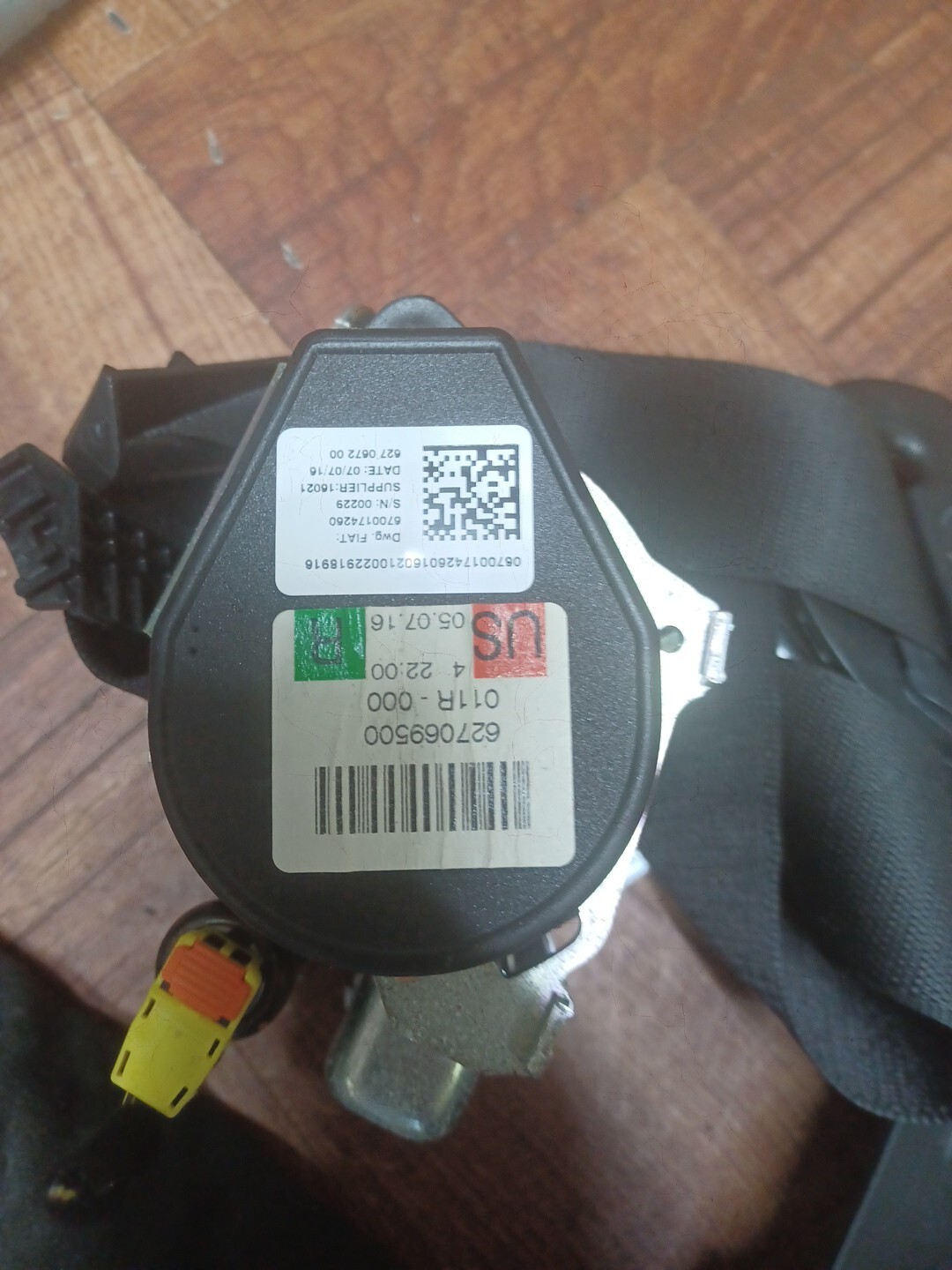MASERATI GHIBLI FRONT RIGHT SEAT BELT SEATBELT RETRACTOR & TENSIONER OEM 14-20💠