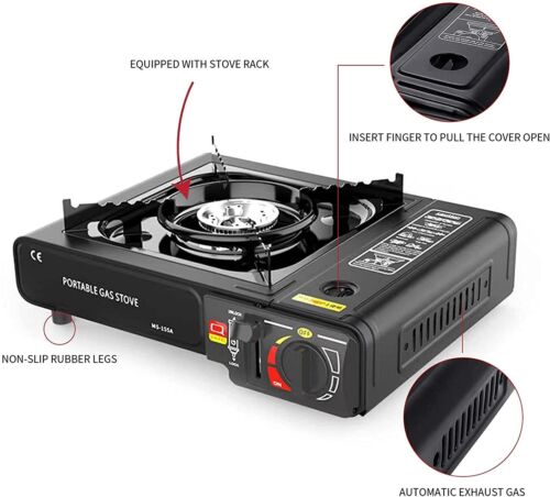 3000W Camping Stove Propane&Butane Windproof Fire Dual Fuel Brass Cooking Burner - Picture 8 of 13
