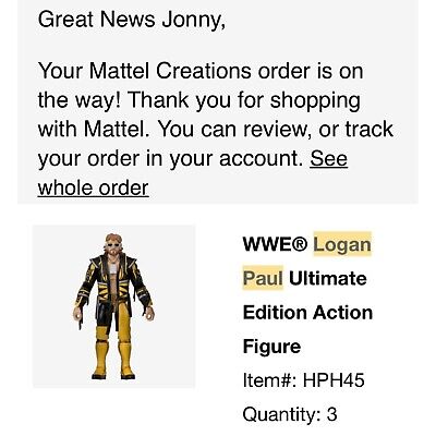 WWE Logan Paul Ultimate Edition Action Figure - FW22 - US