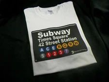 NYC Subway T shirt Tee Times Square 42nd Street Station  New York City