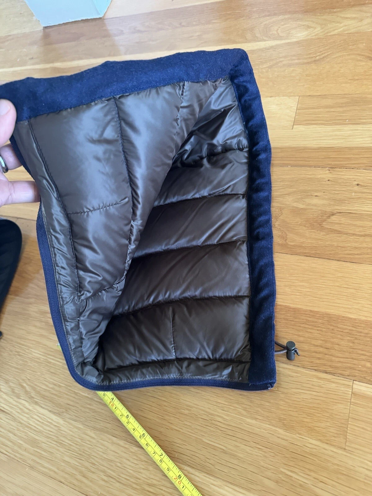 Felpa con cappuccio rimovibile Moncler Nuovissima Cerniera nera o cerniera blu navy